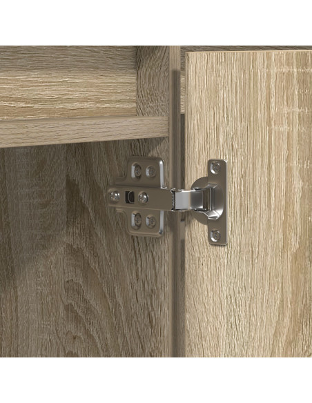 Mobile TV  con LED Rovere Sonoma 180x38x49 cm Legno ingegnerizzato