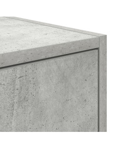 Mobile TV Grigio cemento 100 x 31 x 25.5 cm Legno multistrato