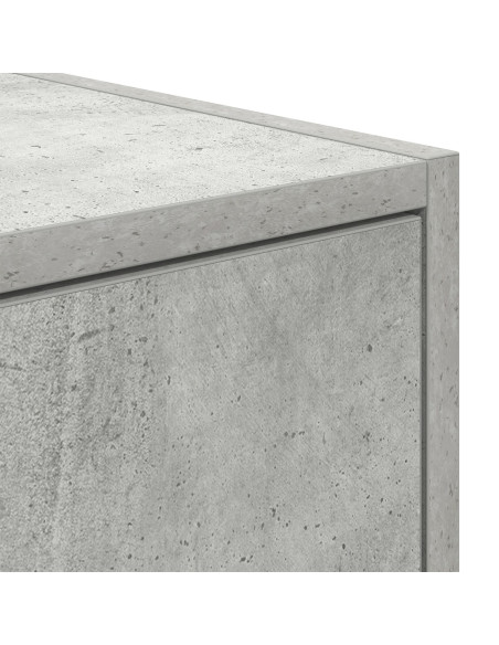 Mobile TV Grigio cemento 100 x 31 x 25.5 cm Legno multistrato