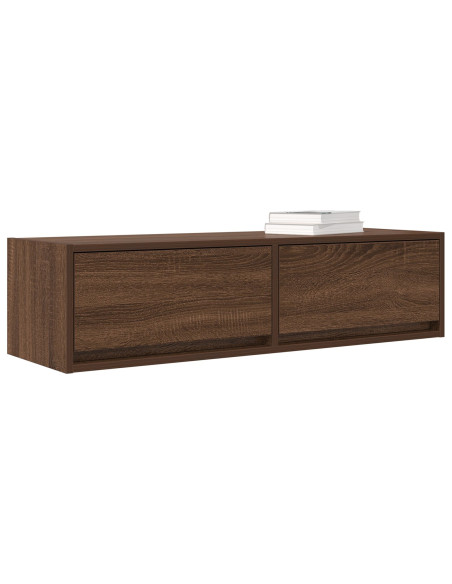 Mobile TV  Marrone Rovere 100x31x25,5 cm in Legno Ingegnerizzato