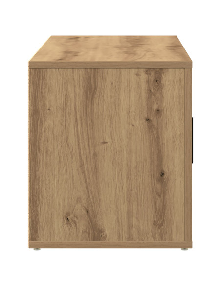 Cabinet TV  in Rovere Artisan 100x35x40 cm in Legno Ingegnerizzato