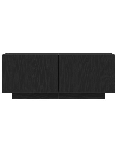 Mobile TV Rovere Nero 100 x 35 x 40 cm Legno multistrato