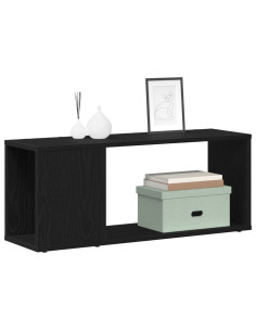 Set mobile TV Rovere Nero 80 x 24 x 32 cm Legno multistrato