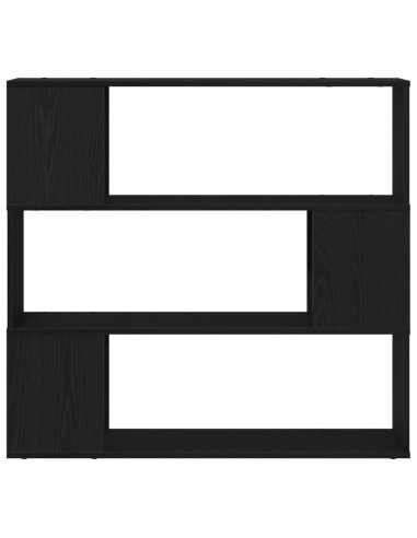 Set mobile TV Rovere Nero 100 x 24 x 94 cm Legno multistrato