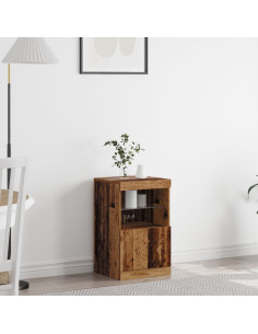 Madia LED Legno vecchio 41 x 37 x 67 cm Legno multistrato