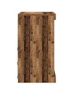 Madia LED Legno vecchio 60,5 x 37 x 67 cm Legno multistrato