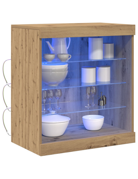 Madia LED Rovere artigianale 60,5 x 37 x 67 cm