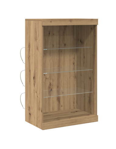 Madia LED Rovere artigianale 60,5 x 37 x 100 cm