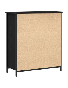 Credenza Rovere Nero 70 x 30 x 80 cm Legno multistrato