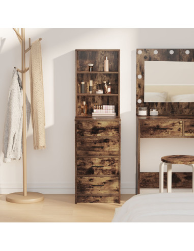 Credenza Rovere fumo 40 x 41 x 135 cm Legno multistrato