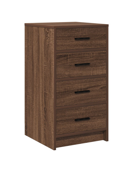 Sideboard Marrone Rovere 40x41x75 cm Legno Ingegnerizzato