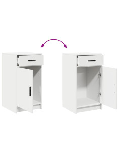 Credenza Bianco 40 x 40.5 x 75 cm Legno multistrato