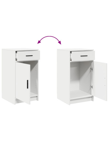 Credenza Bianco 40 x 40.5 x 75 cm Legno multistrato