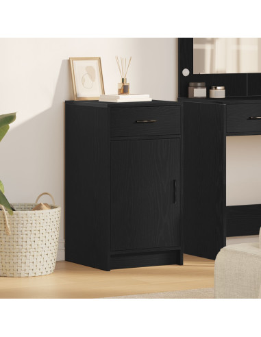 Credenza Rovere Nero 40 x 40.5 x 75 cm Legno multistrato