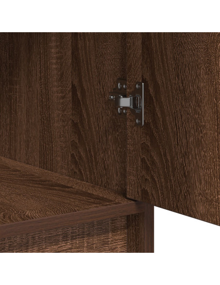 Sideboard  Marrone Rovere 40x41x75 cm Legno ingegnerizzato