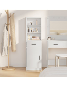 Credenza Bianco 40 x 40,5 x 135 cm Legno multistrato