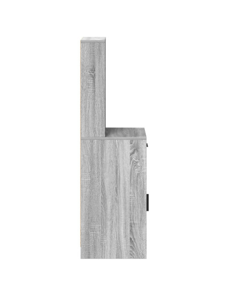 Highboard Grigio Sonoma 40x41x135 cm Legno ingegnerizzato