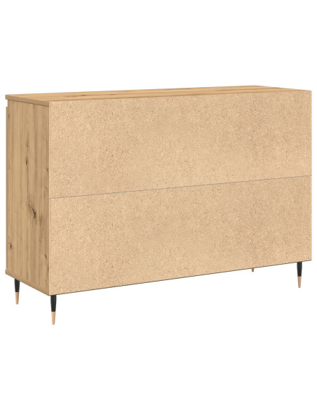 Mobile con Porte e Cassetti Rovere Artigianale 101,5x35x70 cm
