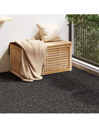 erba sintetica  nera 1x2 m 40 mm