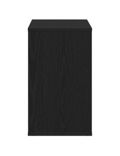 Credenza Rovere Nero 60 x 30 x 50 cm Legno multistrato