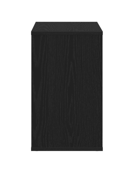 Credenza  Nera in Quercia 60x30x50 cm in Legno Ingegnerizzato