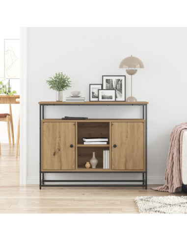 Credenza Rovere artigianale 100 x 35 x 80 cm Legno multistrato