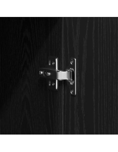 Guardaroba Rovere Nero 80 x 52 x 180 cm Legno multistrato