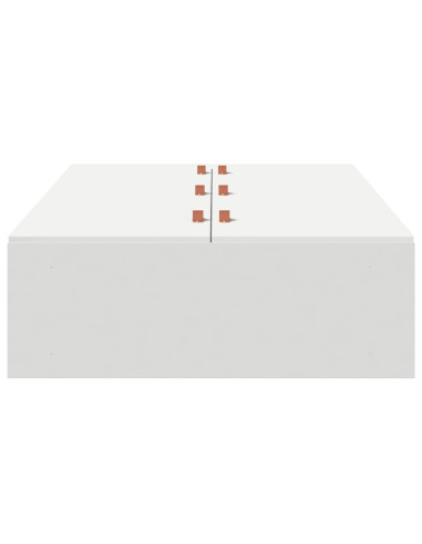 Struttura letto con contenitore Bianco 90 x 200 cm