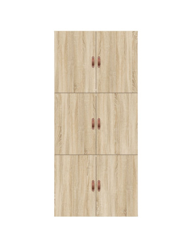 Struttura letto con contenitore Rovere Sonoma 90 x 200 cm