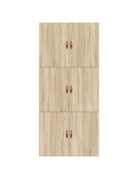 Struttura letto con contenitore Rovere Sonoma 90 x 200 cm