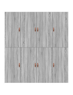 Struttura letto con contenitore Grigio Sonoma 200 x 200 cm