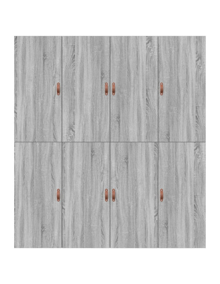 Struttura letto con contenitore Grigio Sonoma 200 x 200 cm