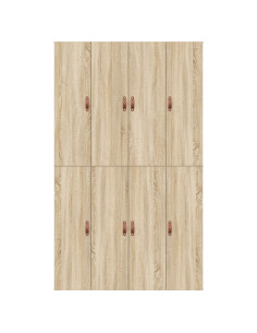 Struttura letto con contenitore Rovere Sonoma 120 x 200 cm