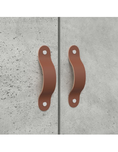 Struttura letto con contenitore Grigio cemento 160 x 200 cm