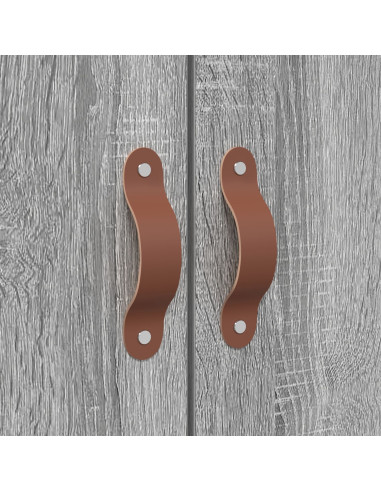 Struttura letto con contenitore Grigio Sonoma 120 x 190 cm