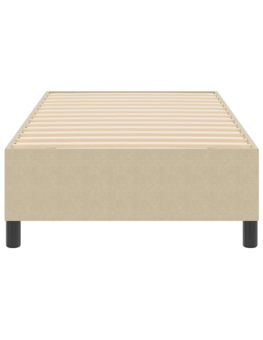 Struttura letto piattaforma Grigio Verde 80 x 200 cm Tessuto