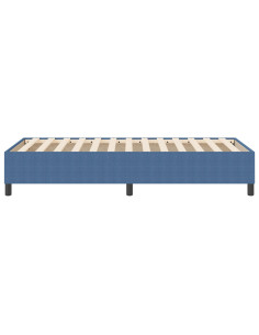 Struttura letto piattaforma Blu 90 x 200 cm Tessuto