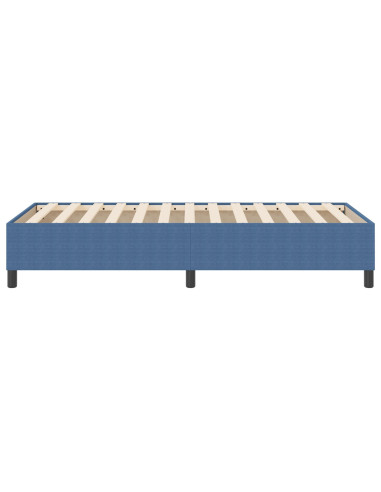 Struttura letto piattaforma Blu 90 x 200 cm Tessuto