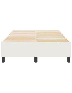 Struttura letto piattaforma Crema 120 x 190 cm Tessuto