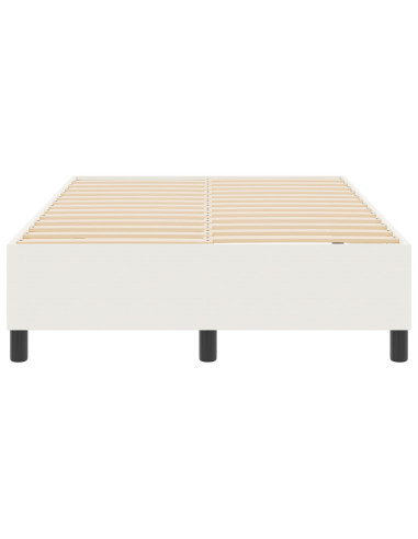 Struttura letto piattaforma Crema 120 x 190 cm Tessuto