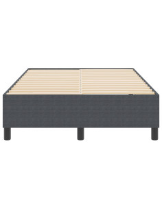 Struttura letto piattaforma Grigio scuro 120 x 200 cm Tessuto