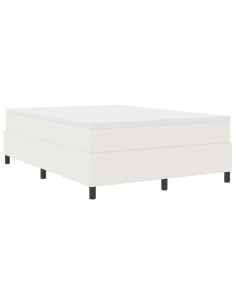 Struttura letto piattaforma Crema 140 x 200 cm Tessuto