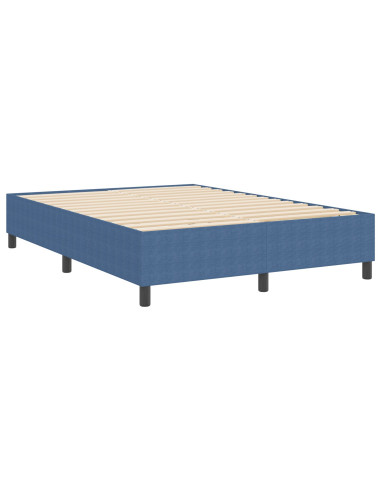 Struttura letto piattaforma Blu 140 x 200 cm Tessuto