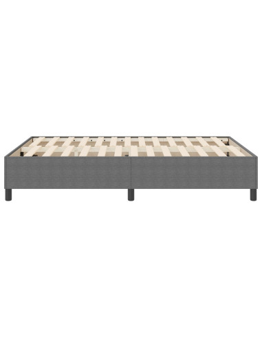 Struttura letto piattaforma Grigio chiaro 160 x 200 cm Tessuto