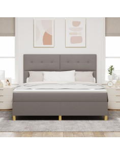 Letto a molle con materasso Talpa 180 x 200 cm Tessuto