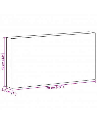 Pietre di Sale 20 pezzi 20x10x2,5 cm 23 kg Rosa