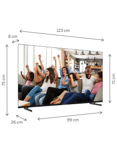 TV 55 THOMSON 4K  SMART UHD T2/C2S2 GOOGLE TV FRAMELESS