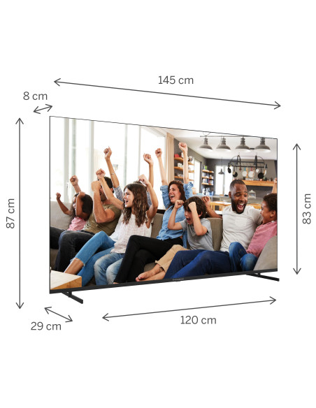 TV 65 THOMSON 4K  SMART UHD T2/C2S2 GOOGLE TV FRAMELESS