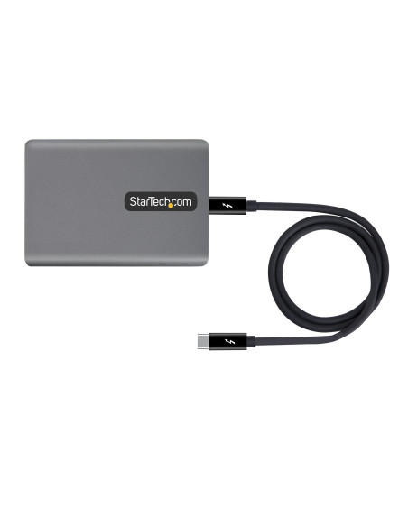 StarTech.com Adattatore da Thunderbolt 3 a Ethernet, 10GbE - Multi-Gigabit, Adattatore di rete Lan Thunderbolt 3 a RJ45 - NIC 10