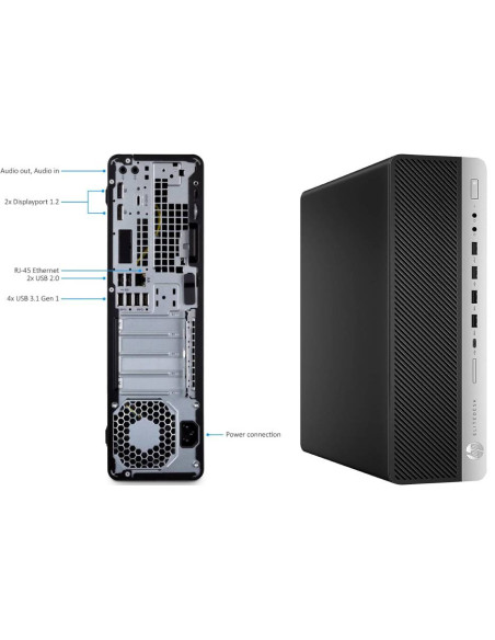 PC REF I5 16GB 512GB SFF W10P I5-7500 HP 800 G3 NVME